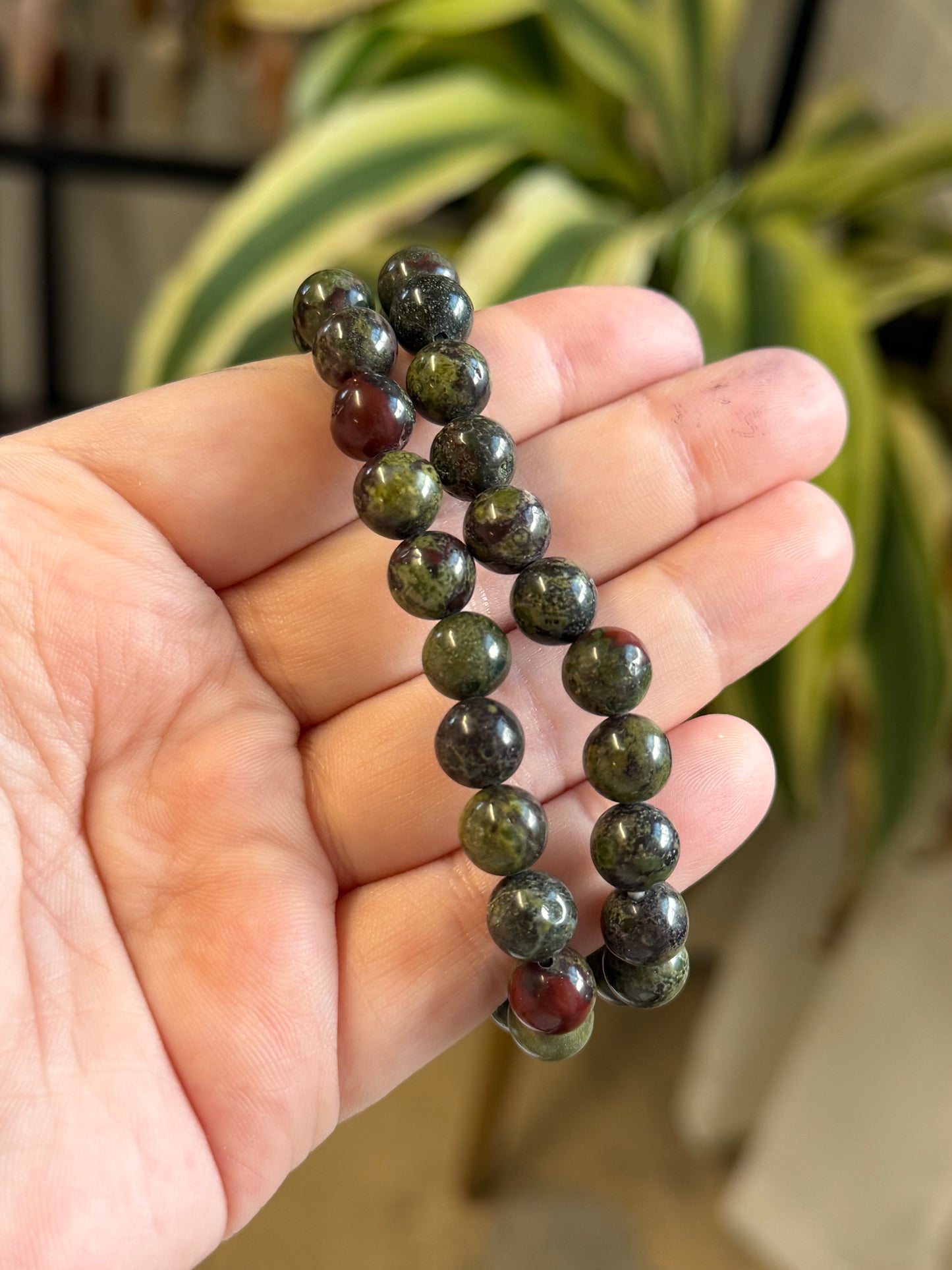 dragonsblood jasper bracelet 8mm
