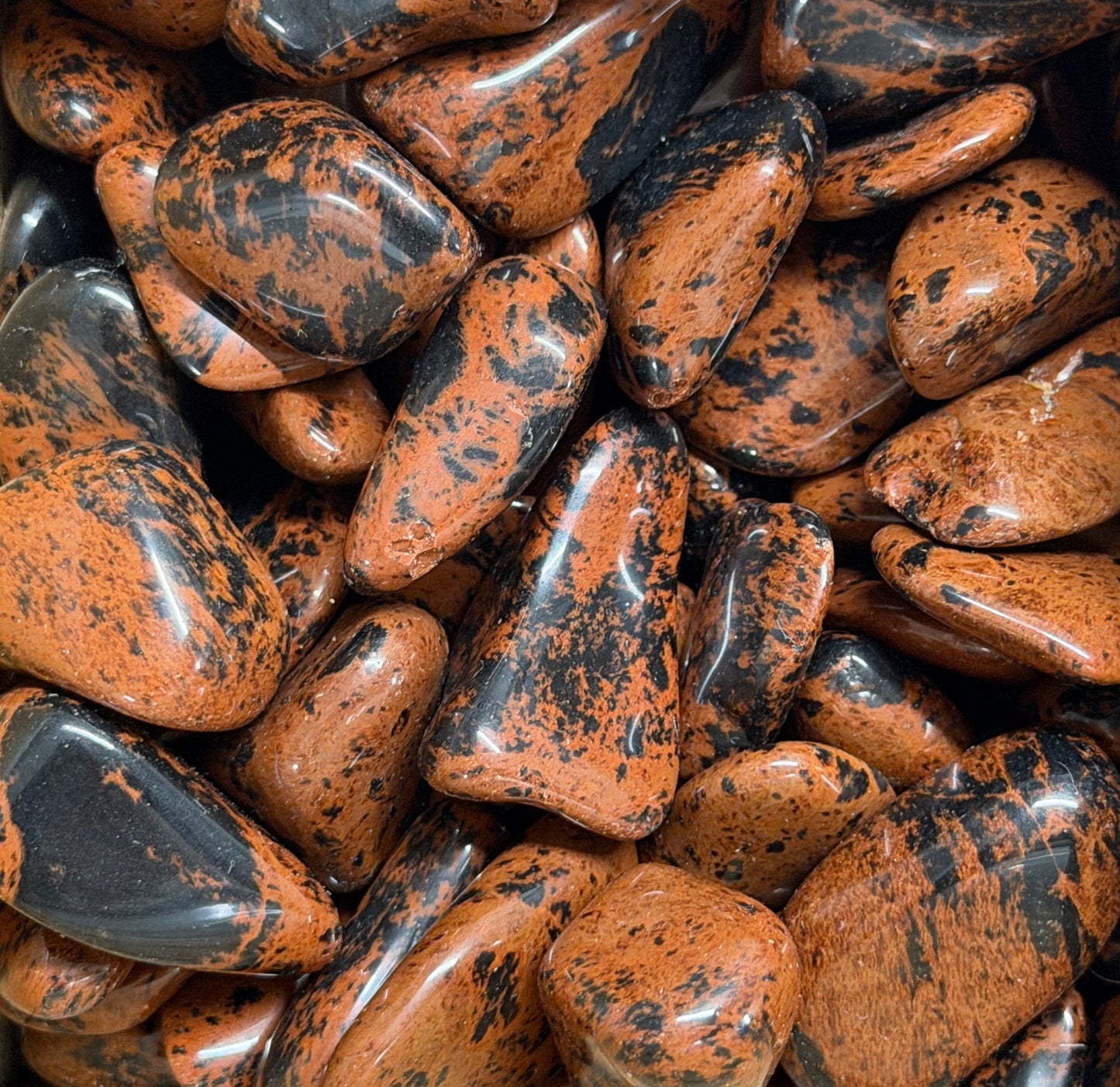 mahogany obsidian tumbles