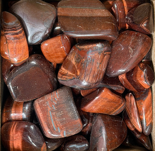red tigerseye tumbles