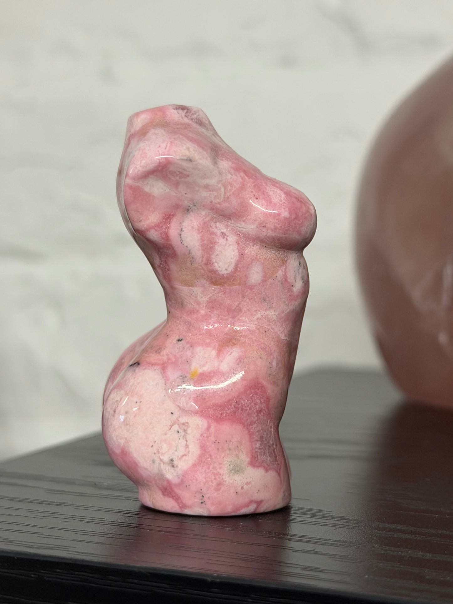 Peruvian pink opal goddess body