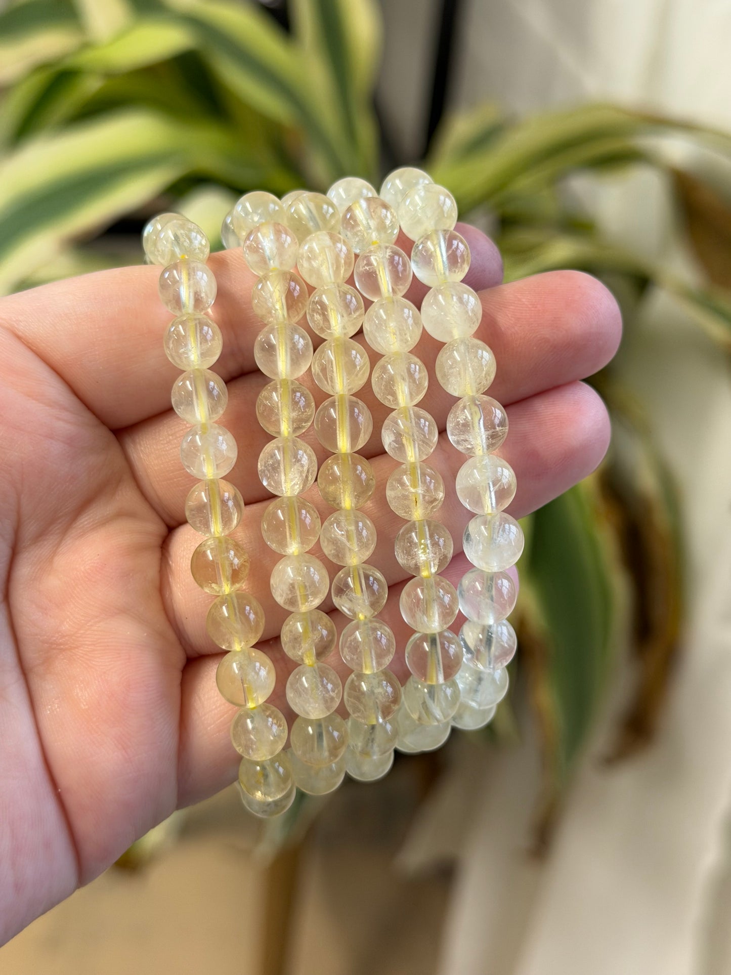 lemon quartz bracelet 8mm