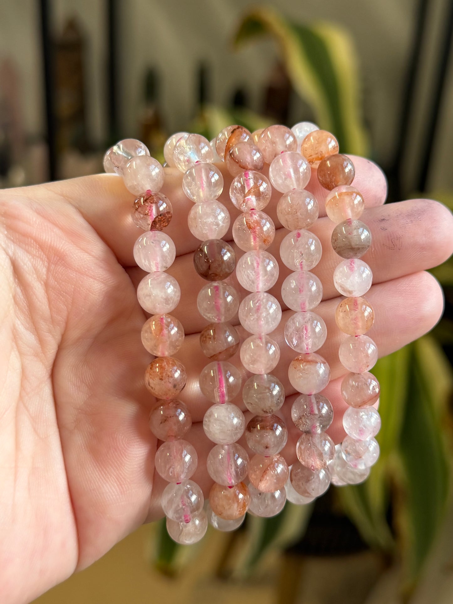 fire quartz bracelet 8mm