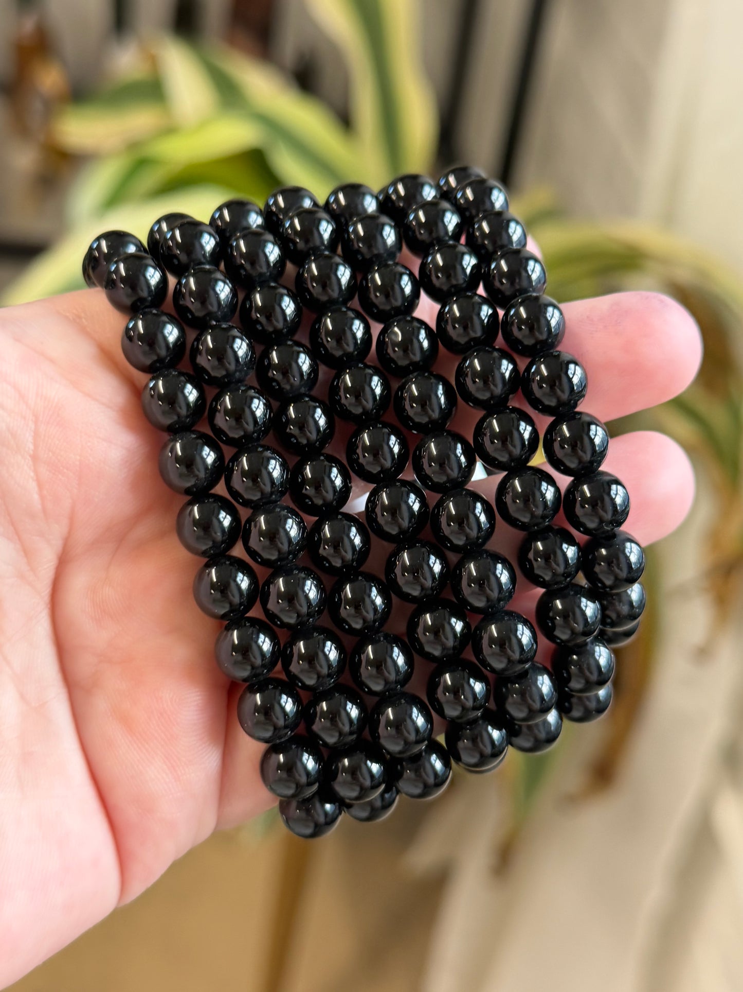 black tourmaline bracelet 8mm