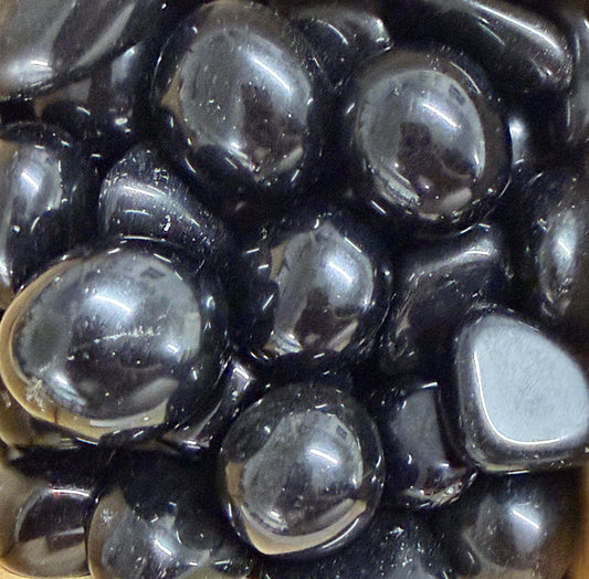 black obsidian tumbles