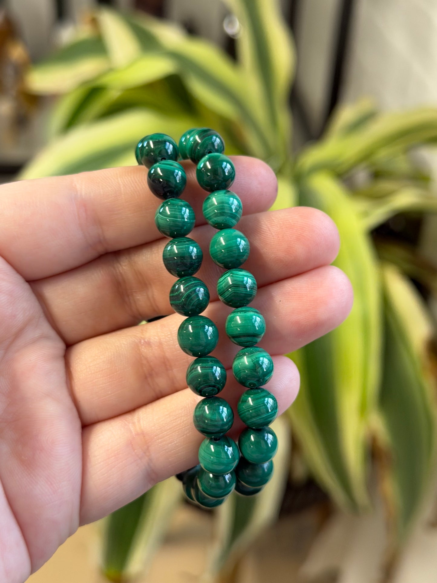 malachite bracelet 8mm