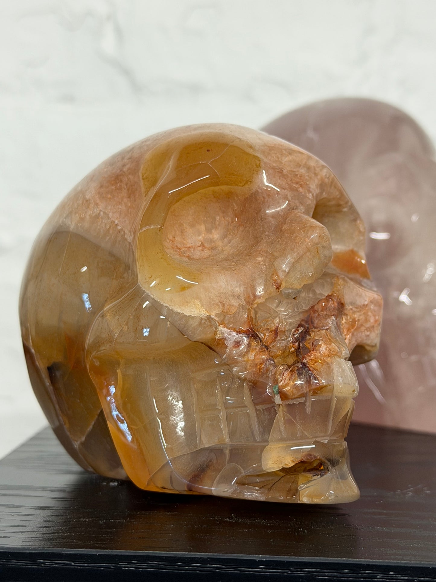 carnelian skull