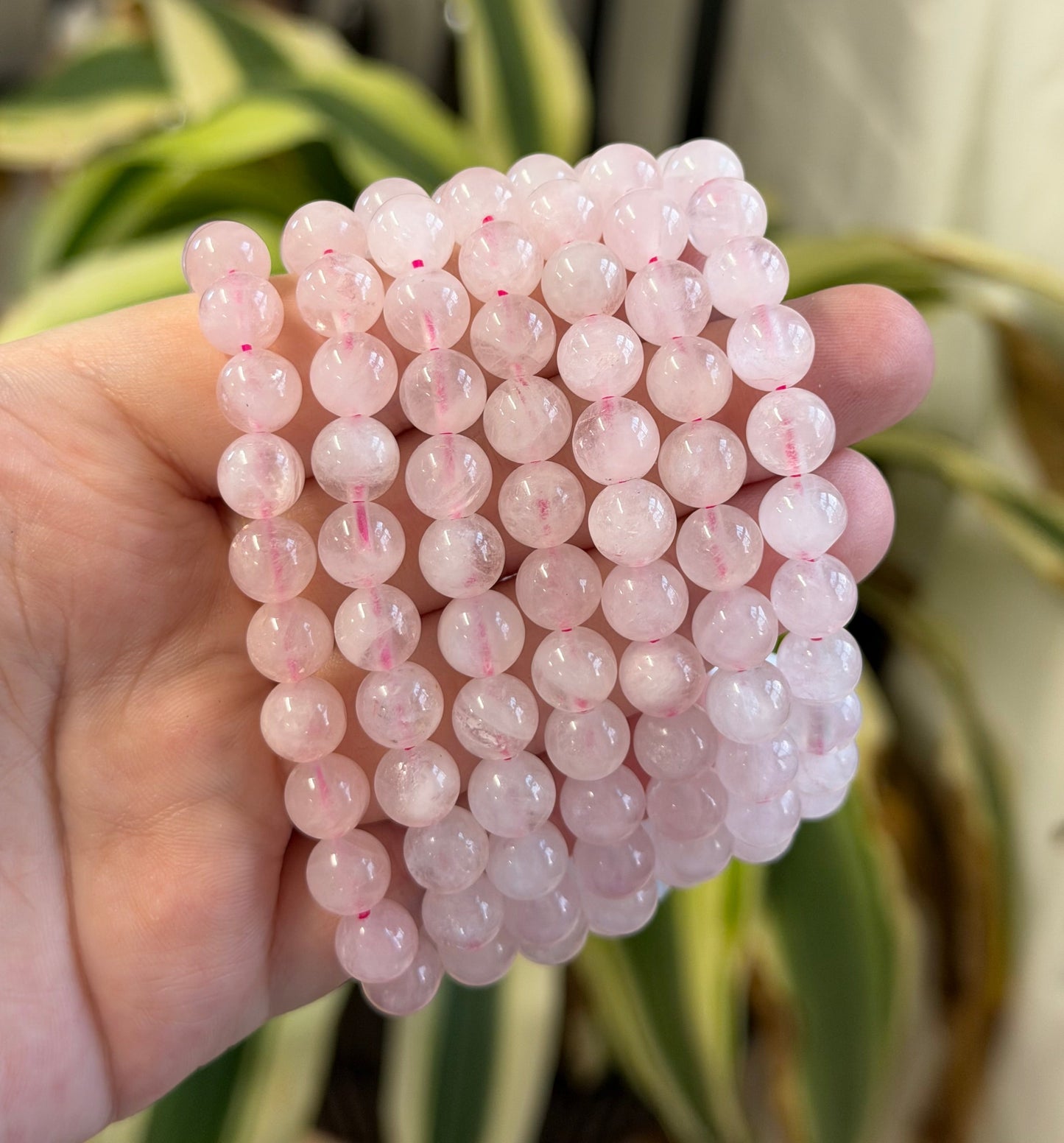 rose quartz bracelet 8mm
