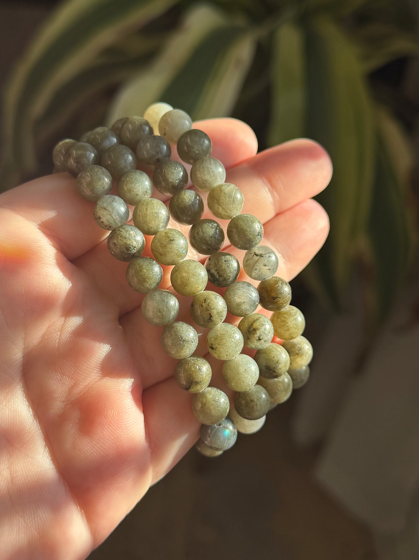 labradorite bracelet 8mm
