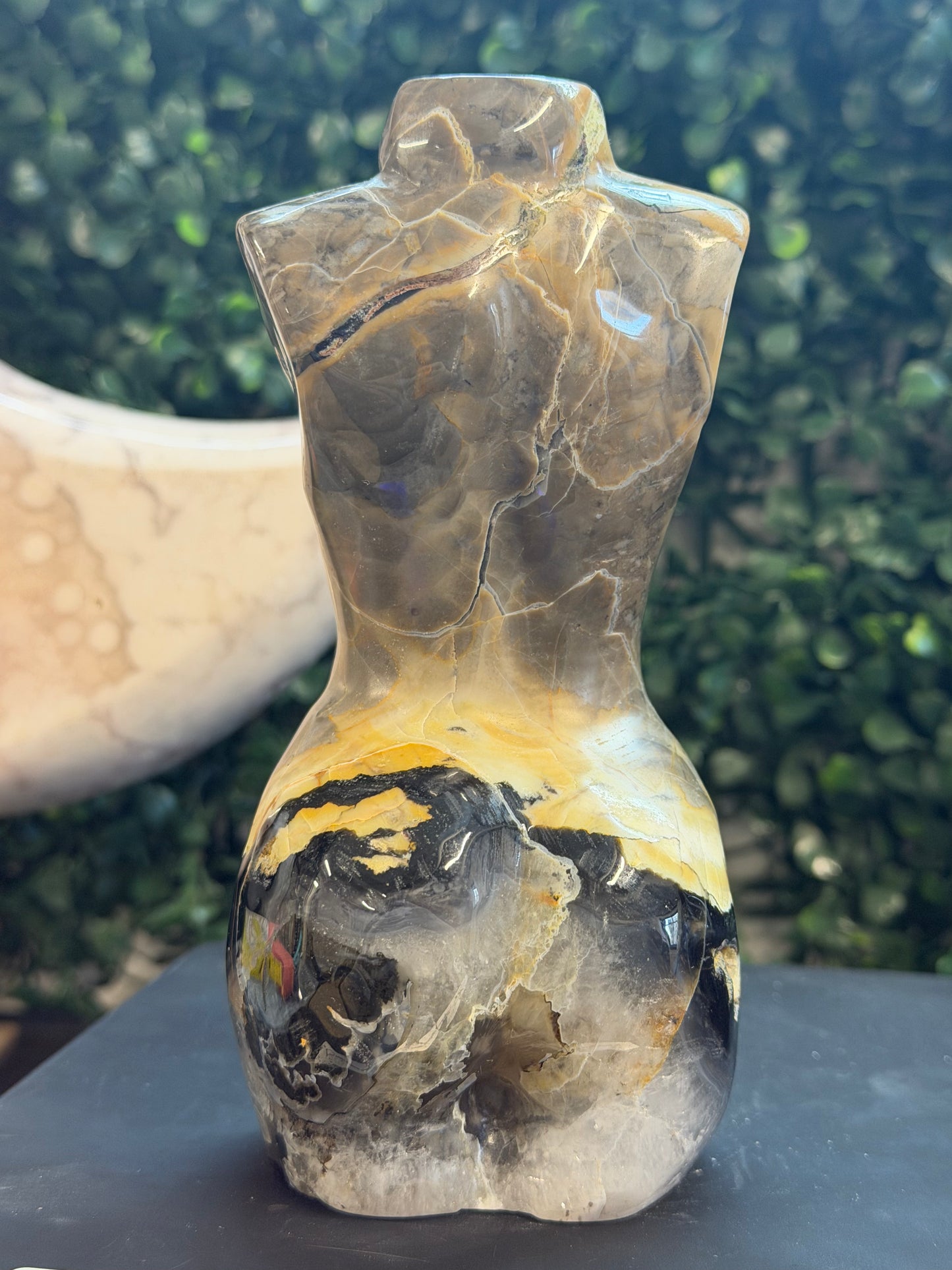 volcano agate goddess body