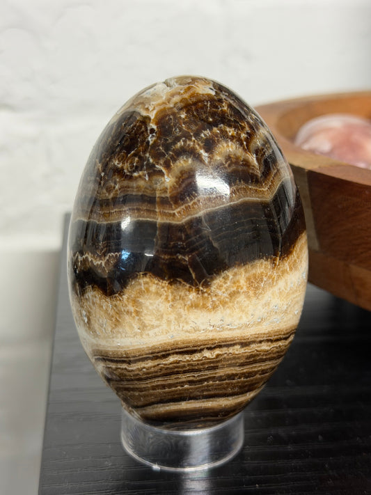 chocolate calcite egg