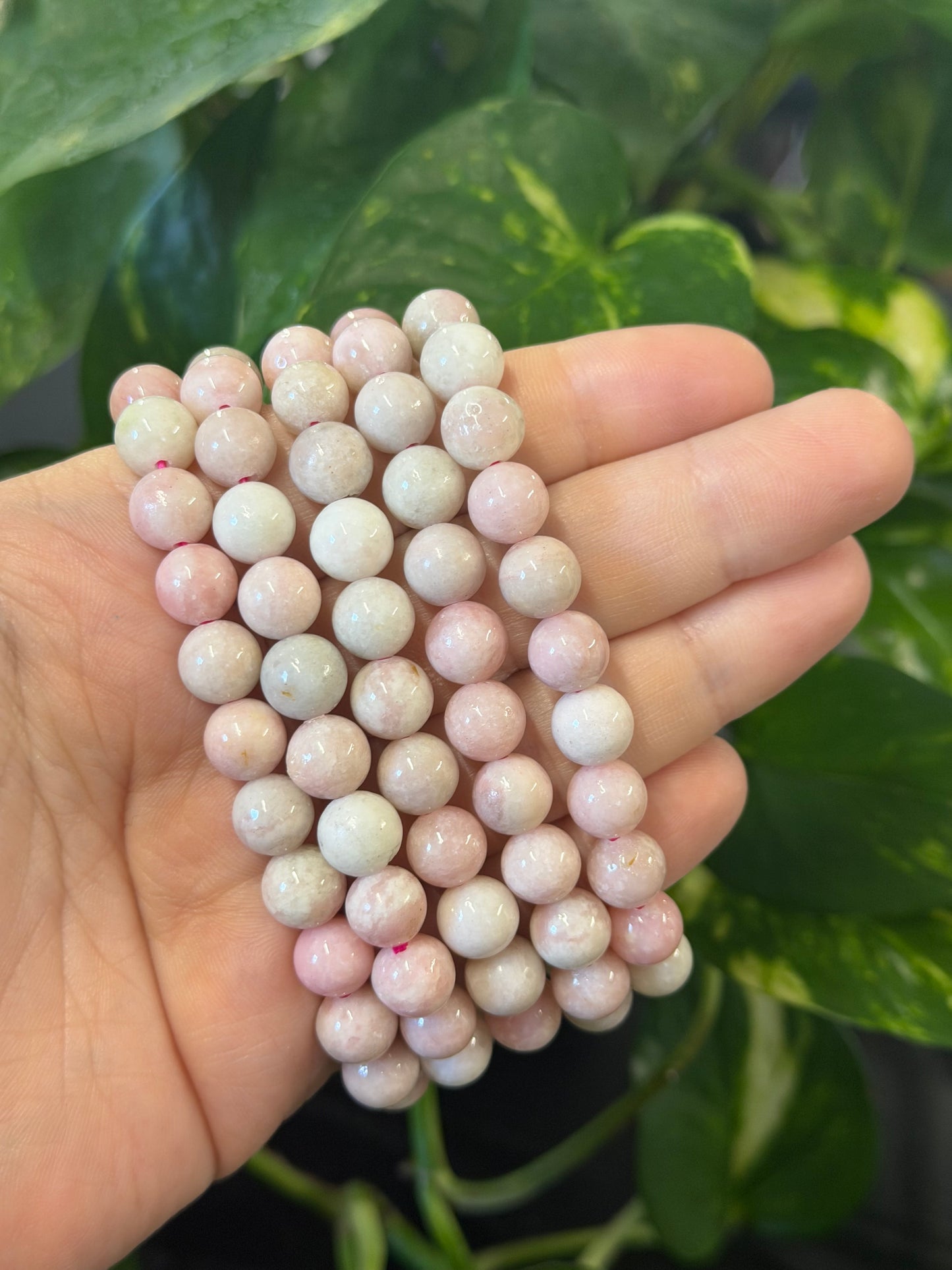 pink opal bracelet 8mm