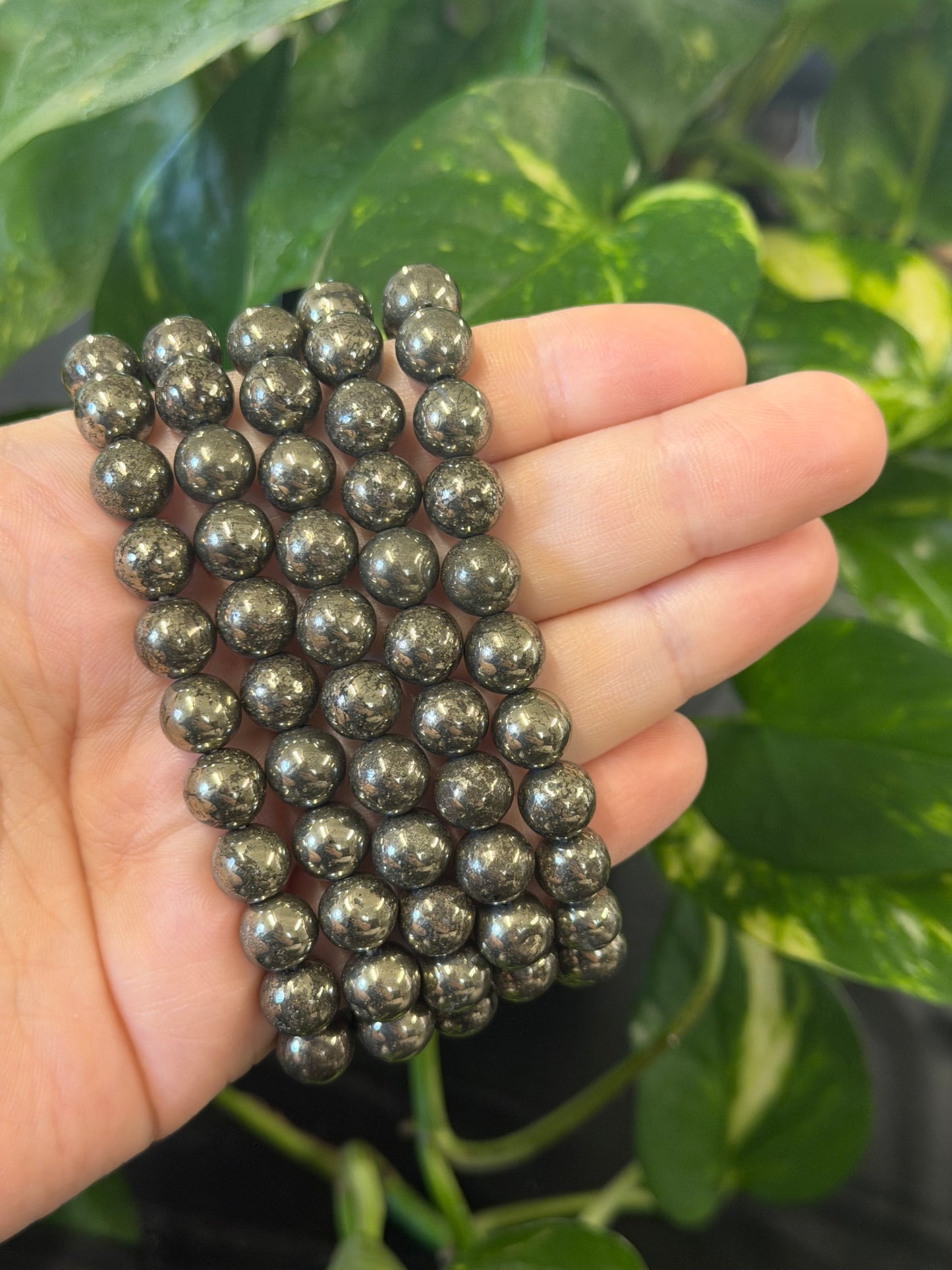 pyrite bracelet 8mm