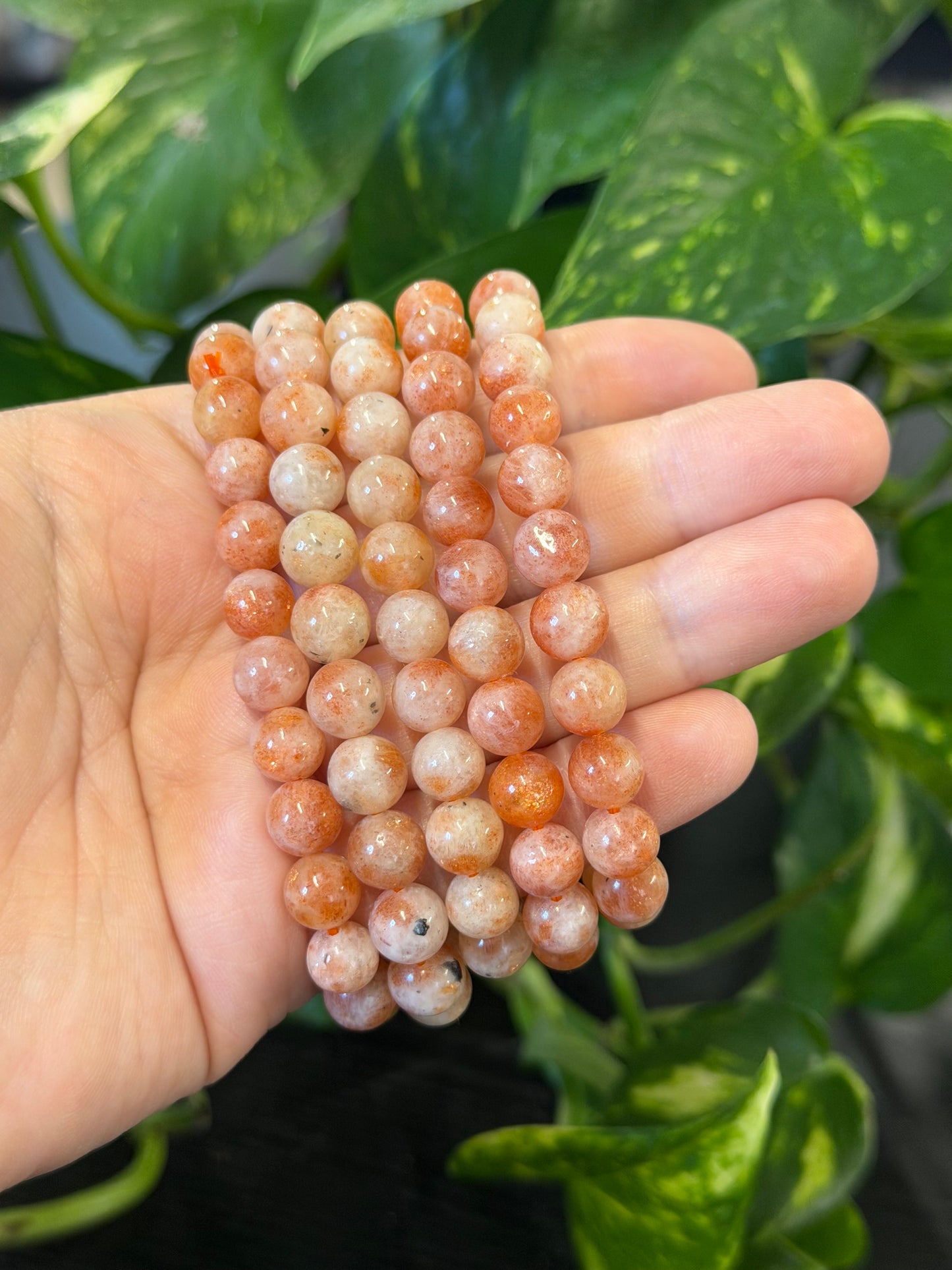 sunstone bracelet 8mm
