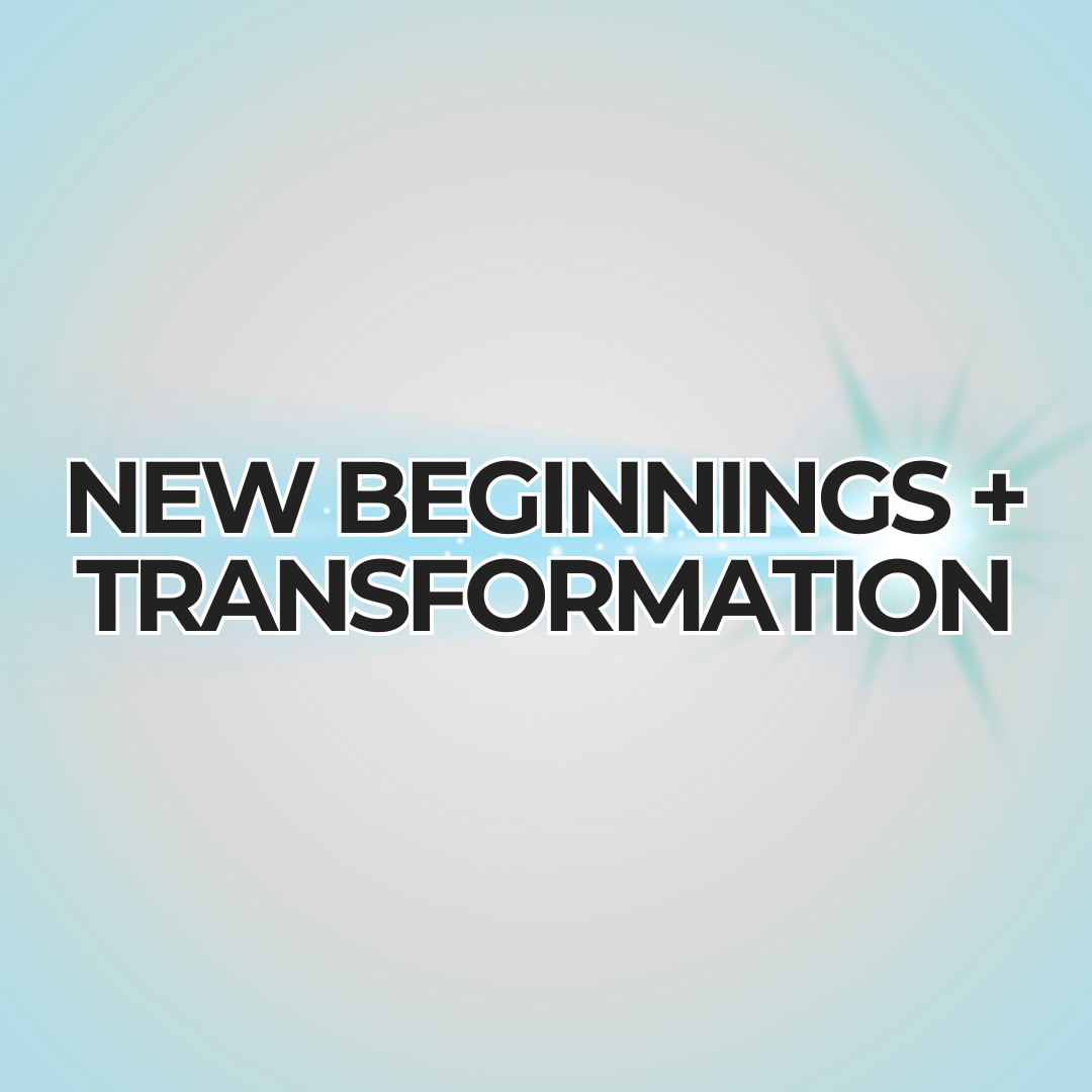 new beginnings + transformation
