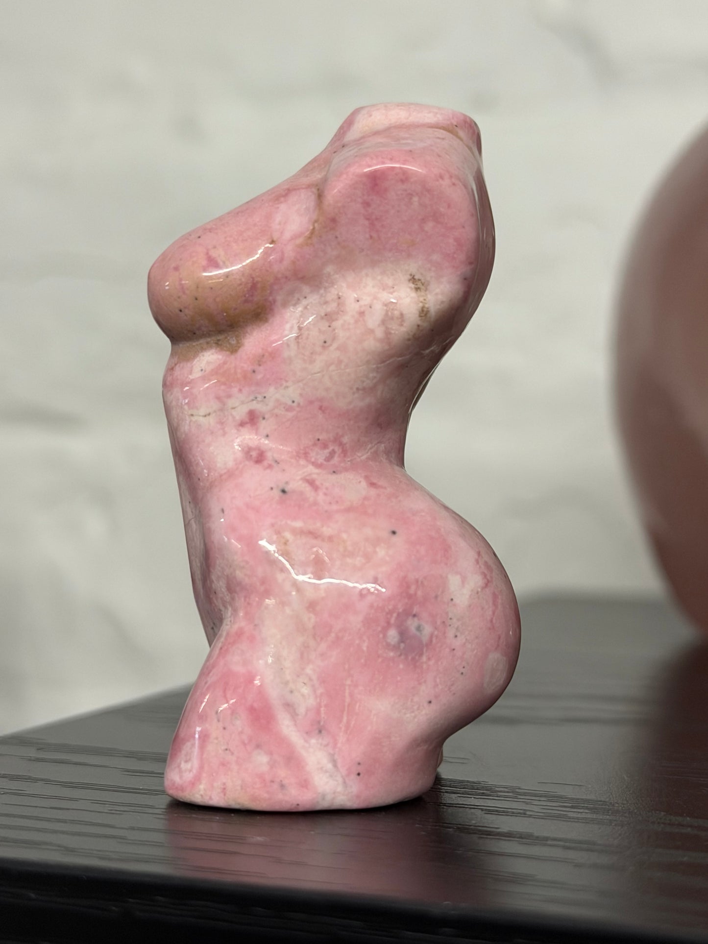 Peruvian pink opal goddess body