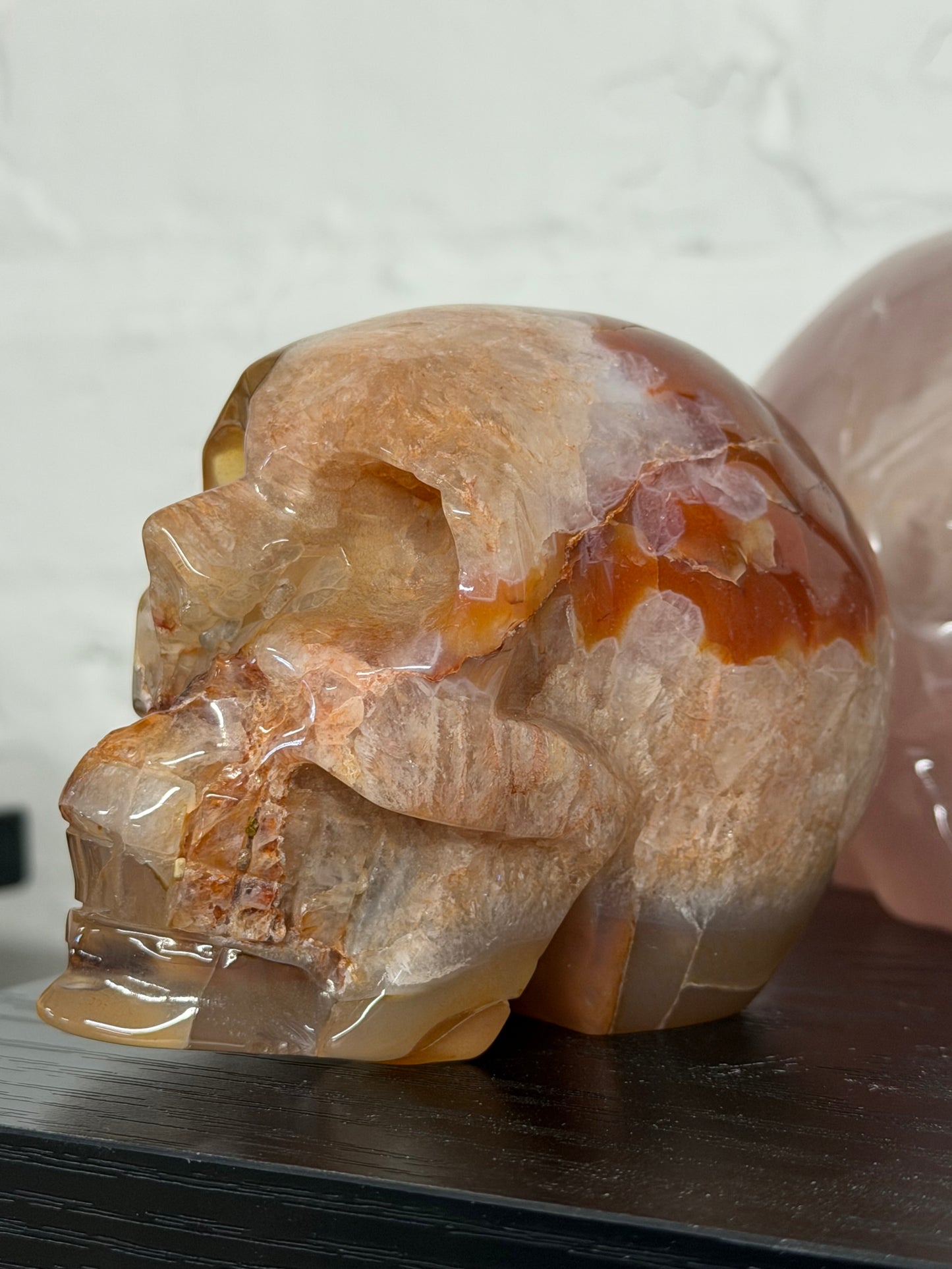 carnelian skull