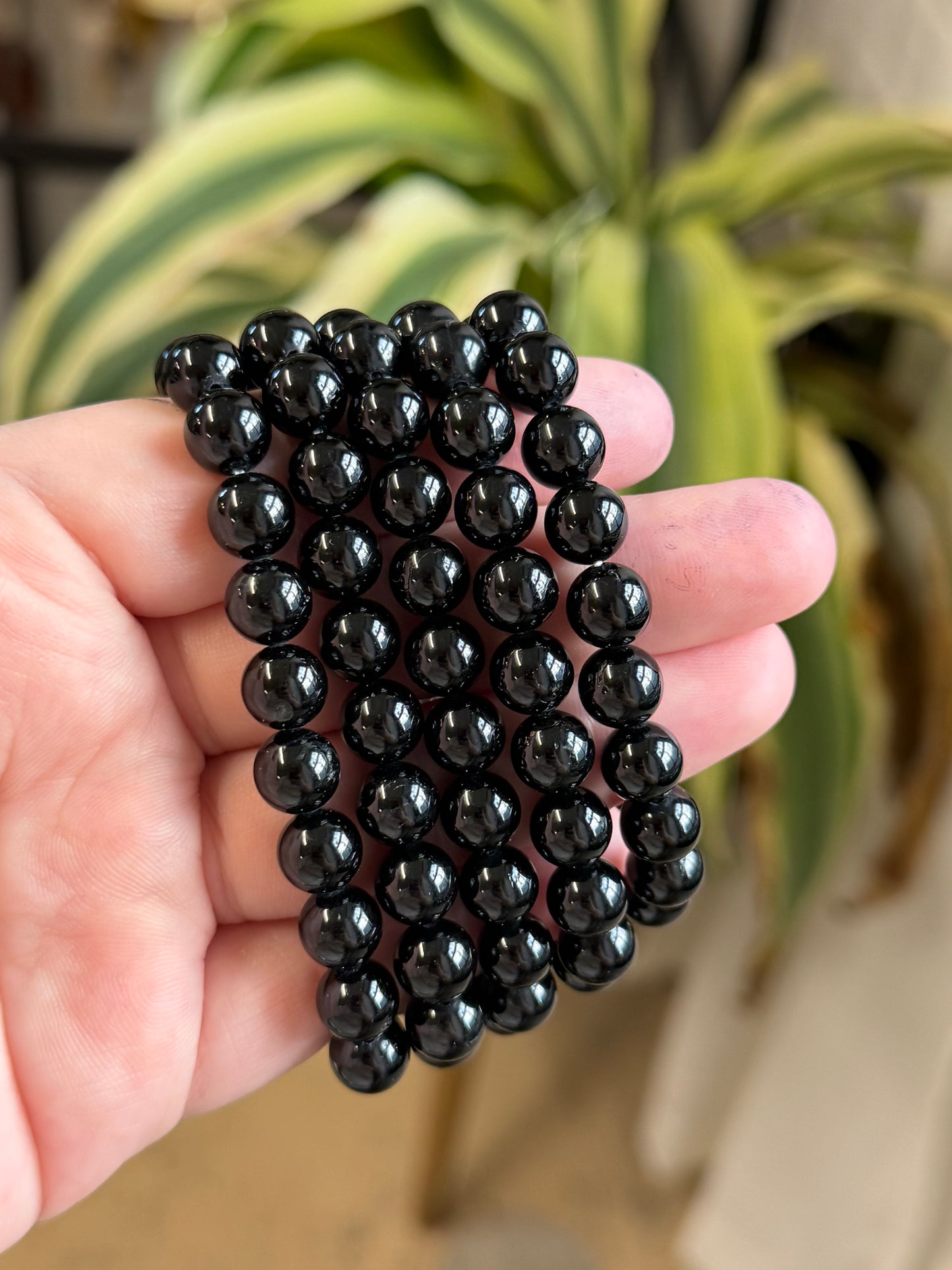 black obsidian bracelet 8mm