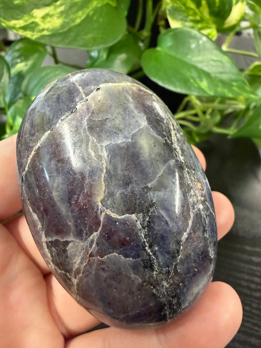iolite sunstone palmstones from india