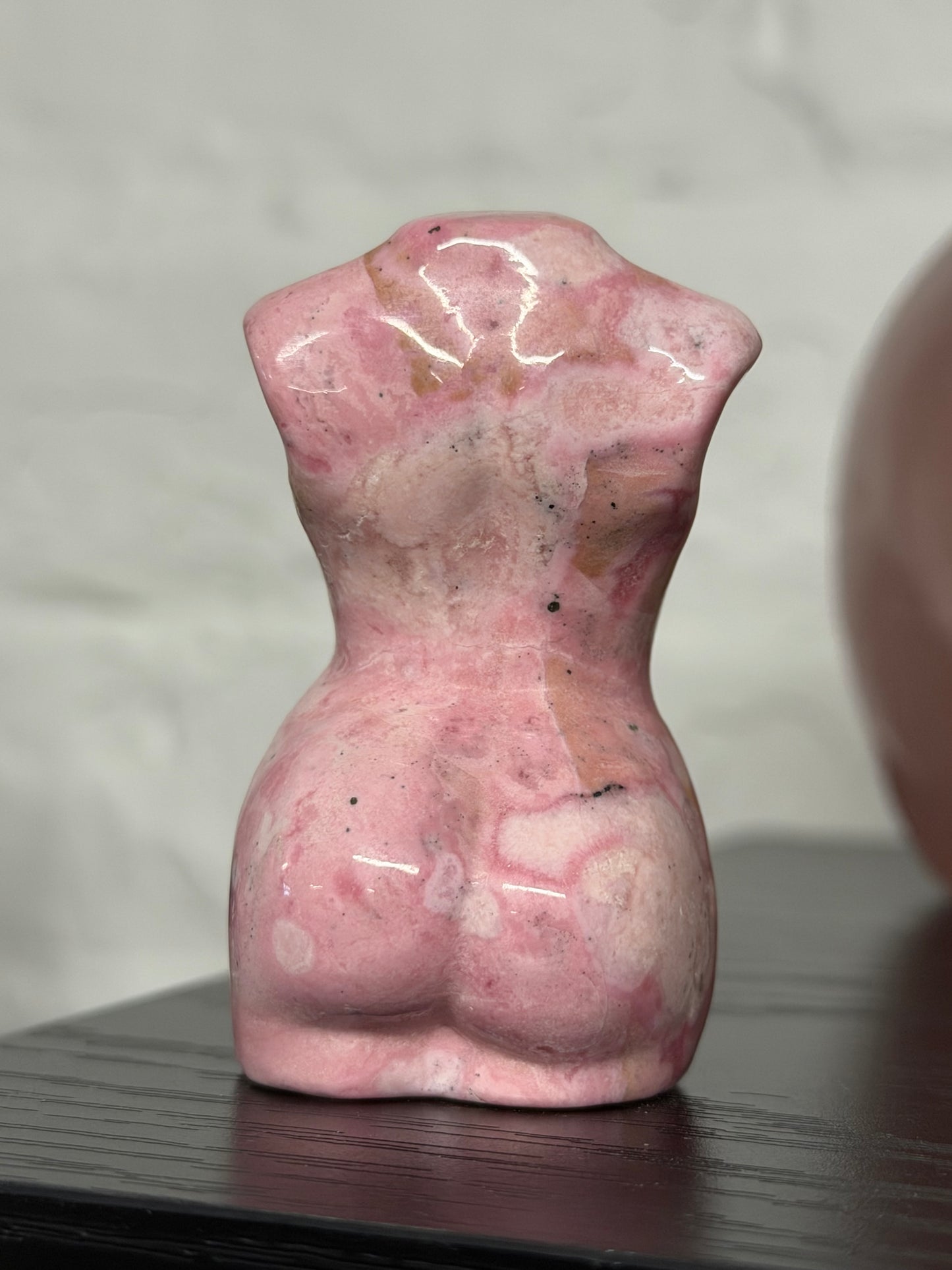 Peruvian pink opal goddess body