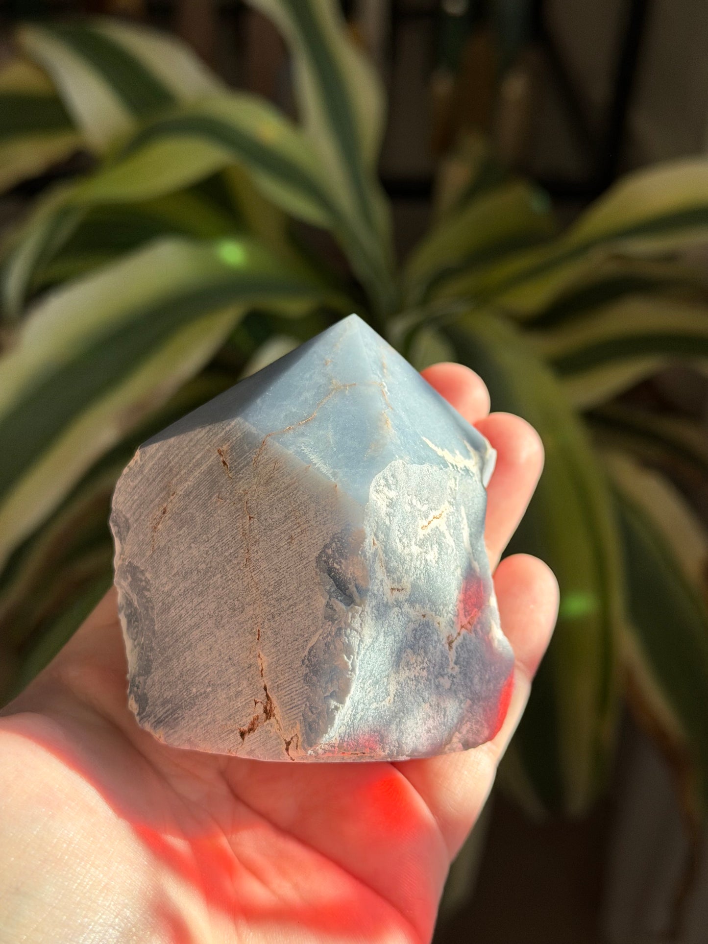 raw angelite cupcake