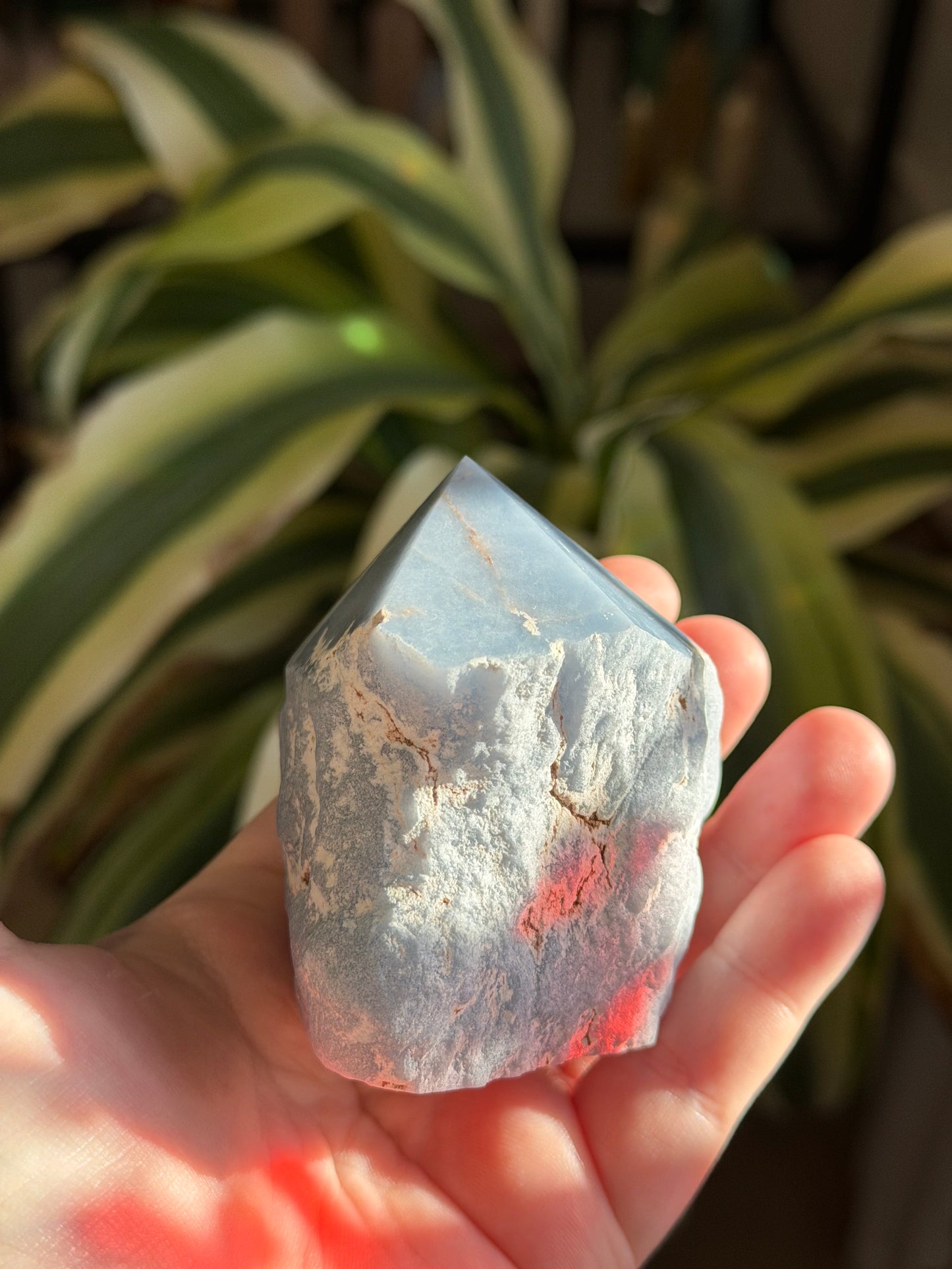 raw angelite cupcake