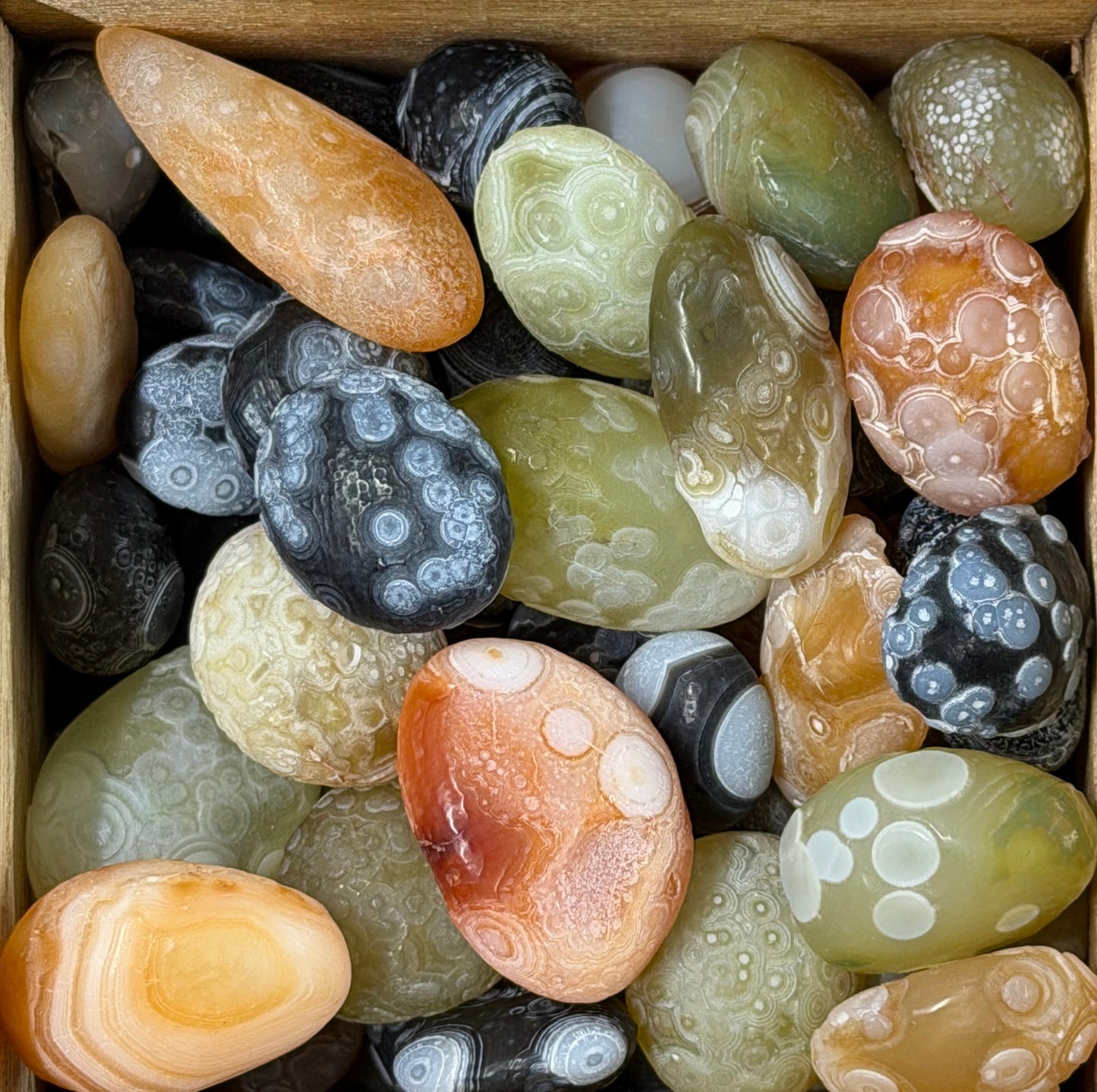 gobi agate tumbles | intuitively chosen