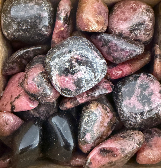 rhodonite tumbles