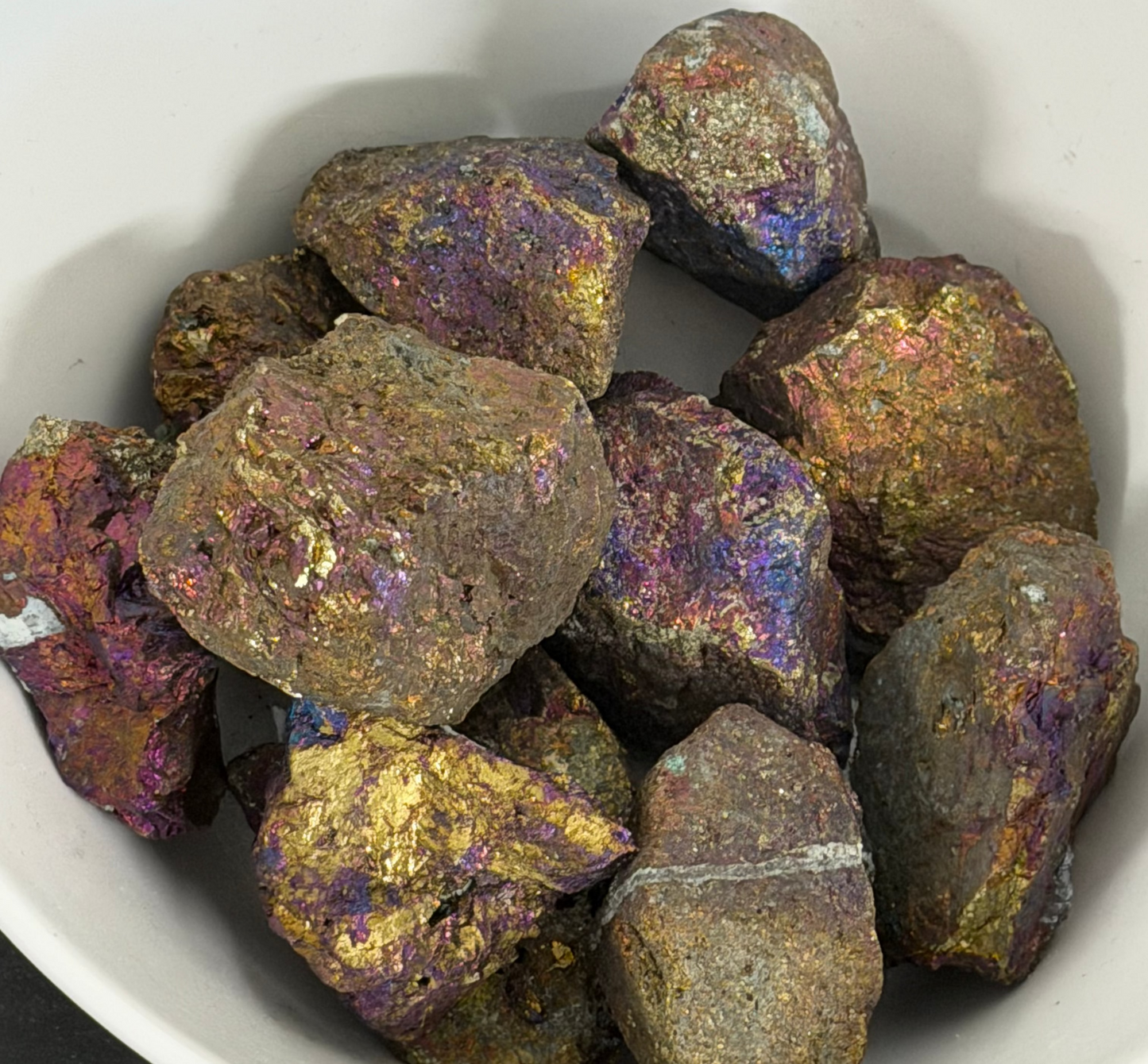 raw peacock ore
