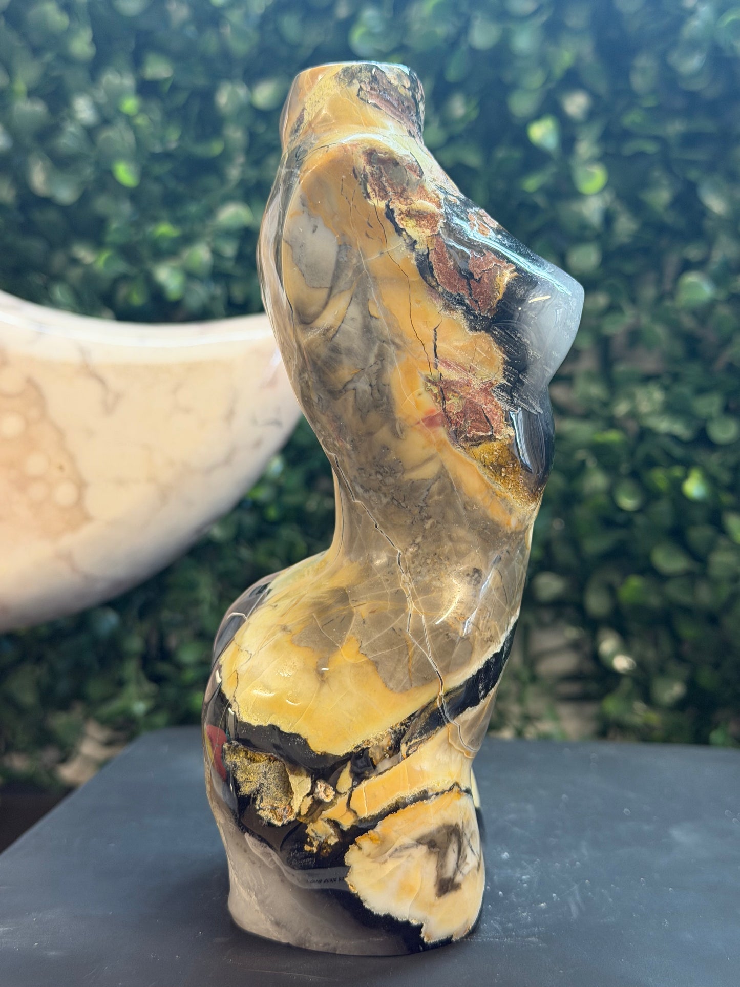 volcano agate goddess body