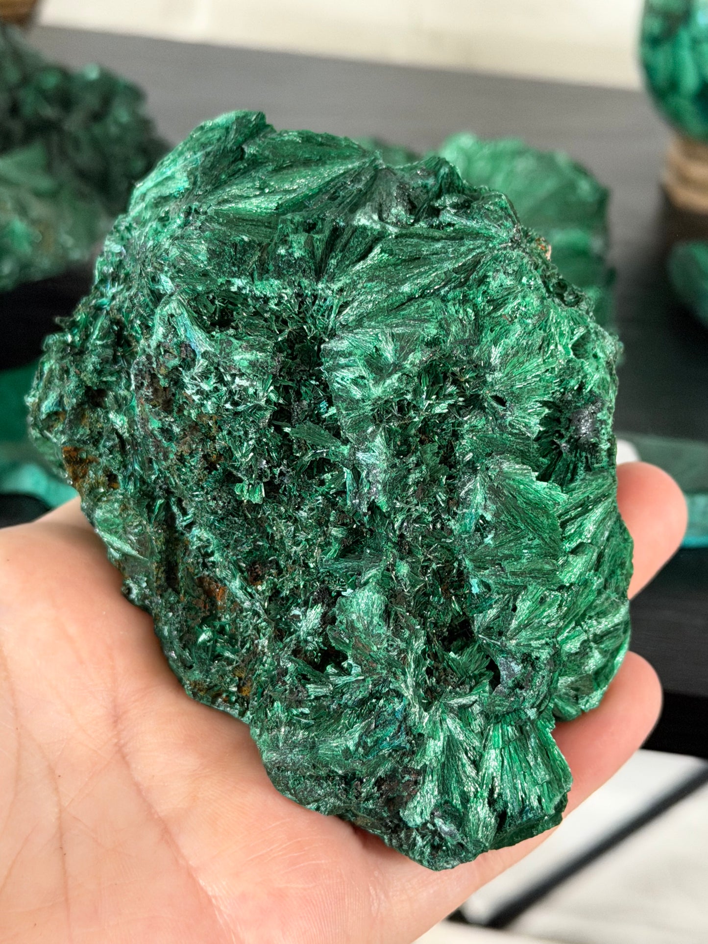 high quality velvet malachite