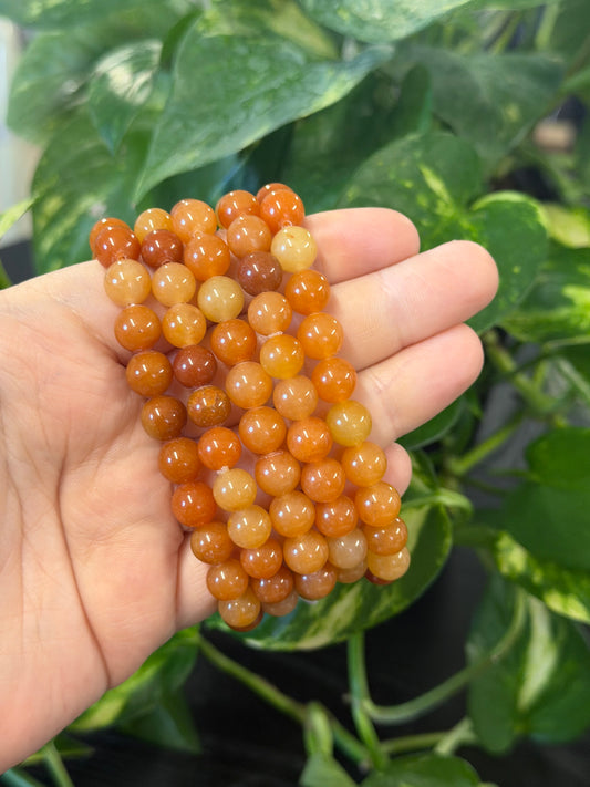 orange aventurine bracelet 8mm