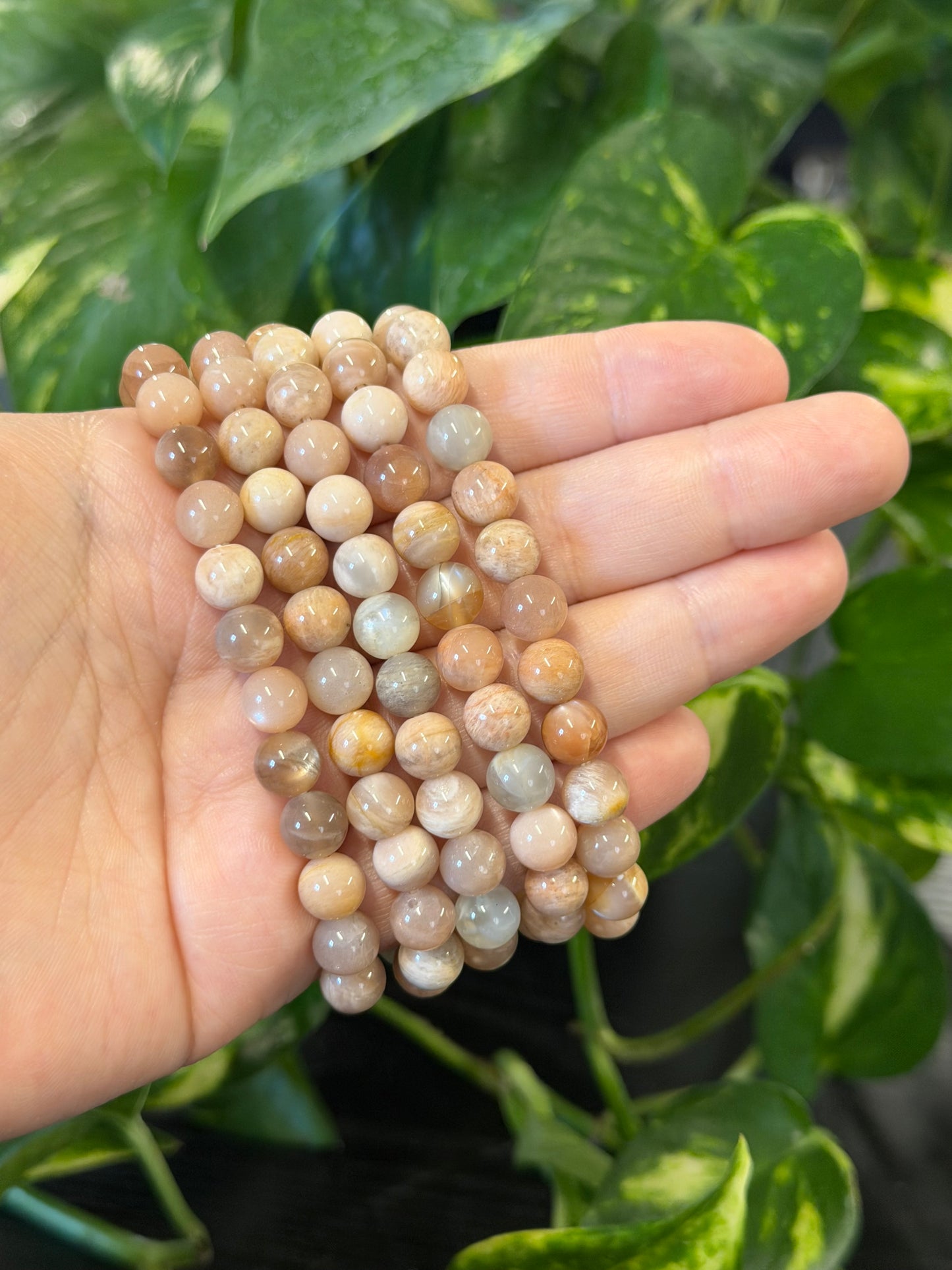 peach moonstone 8mm